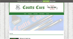 Desktop Screenshot of couttscues.co.uk