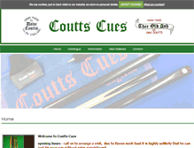 Tablet Screenshot of couttscues.co.uk